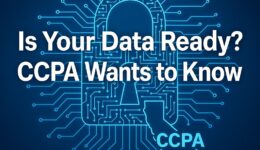 Illustration of CCPA compliance solutions protecting personal data