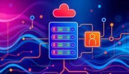 Flat icon depicting server data mining process, abstract visual representation, information, element