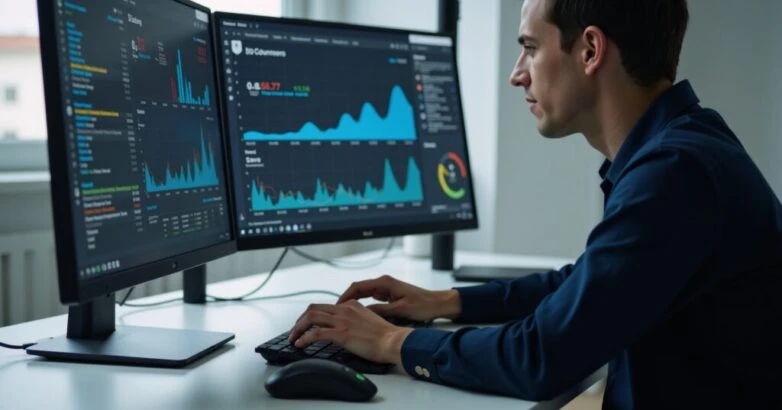 Data Scientist using AI-driven analytics for developing predictive data models that improve business intelligence strategies