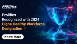 Prolifics Recognized with 2024 Cigna Healthy Workforce DesignationTM