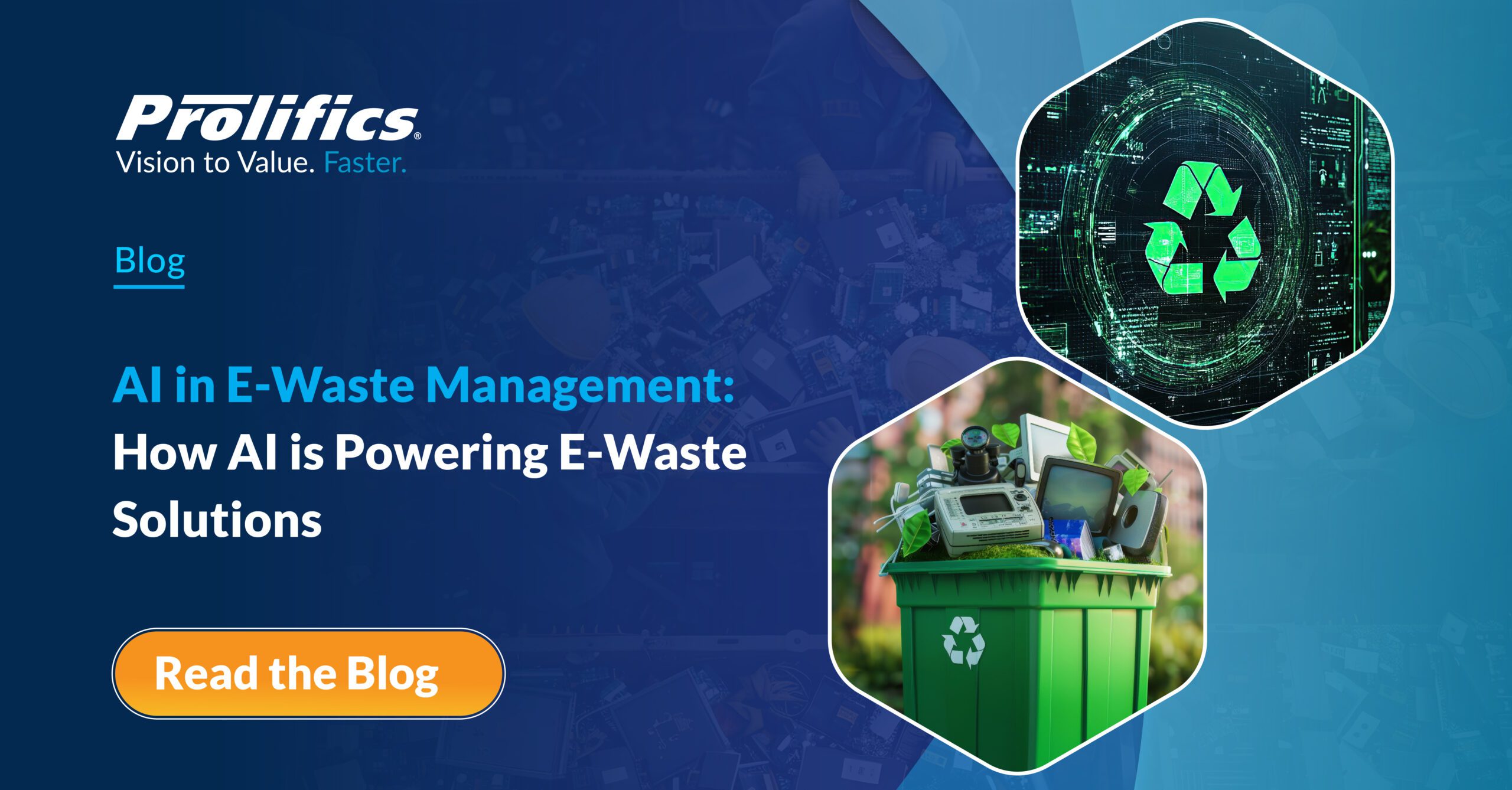 AI in E-Waste Management using robotic systems to sort electronic waste in a smart, sustainable recycling facility