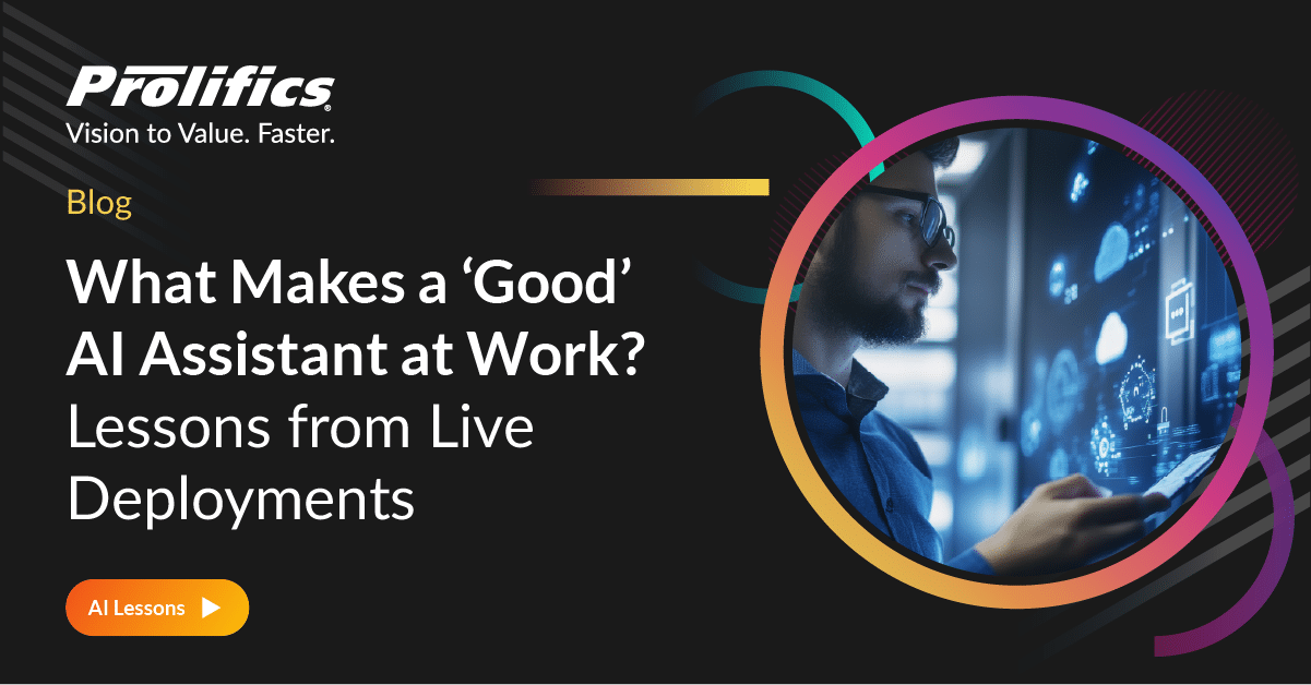 What Makes a Good AI Assistant at Work? Lessons from live Deployments