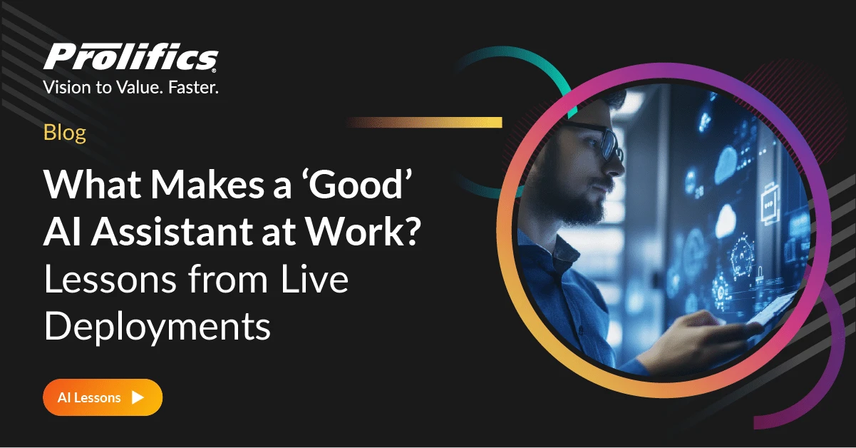 What Makes a Good AI Assistant at Work? Lessons from live Deployments