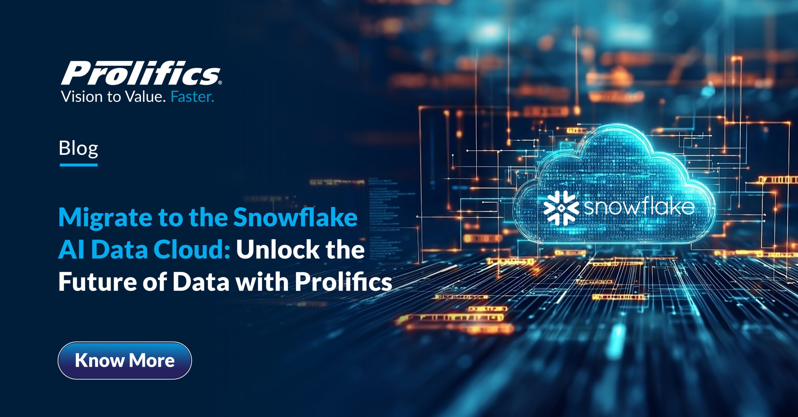 Migrate to the Snowflake AI Data Cloud: Unlock the Future of Data with Prolifics
