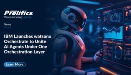 IBM watsonx Orchestrate dashboard interface showcasing multi-agent orchestration