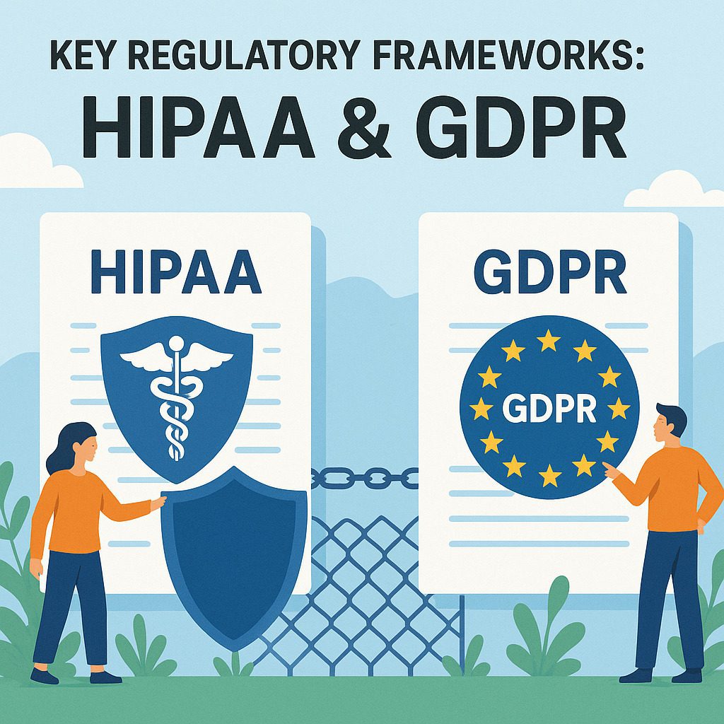 HIPAA and GDPR in Healthcare: Implementing strong access controls and encryption for patient data